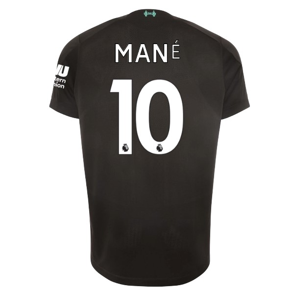 Camiseta Liverpool NO.10 Mane Replica Tercera Ropa 2019/20 Negro